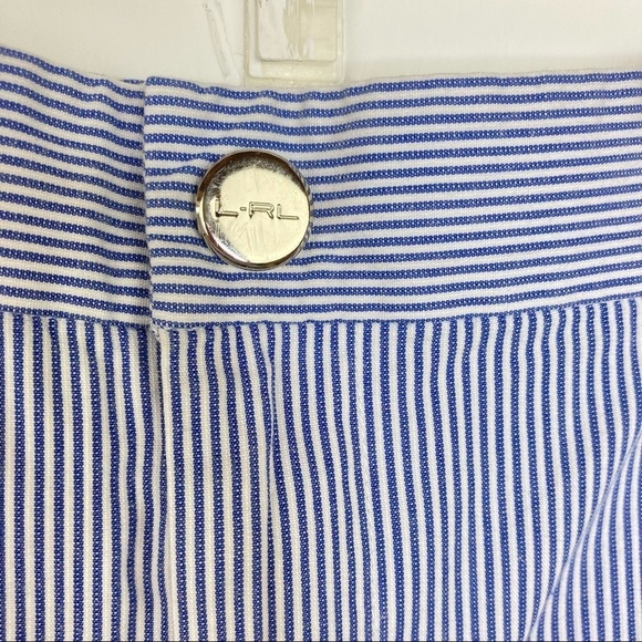 LRL Ralph Lauren Pinstriped Bermuda Shorts Size 8 - Picture 9 of 14